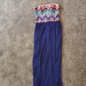 Blue Sheer Maxi